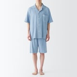 紳士　着るタオル　両面パイル　半袖パジャマ