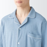 紳士　着るタオル　両面パイル　半袖パジャマ