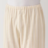 紳士　脇に縫い目のない　二重ガーゼ長袖パジャマ