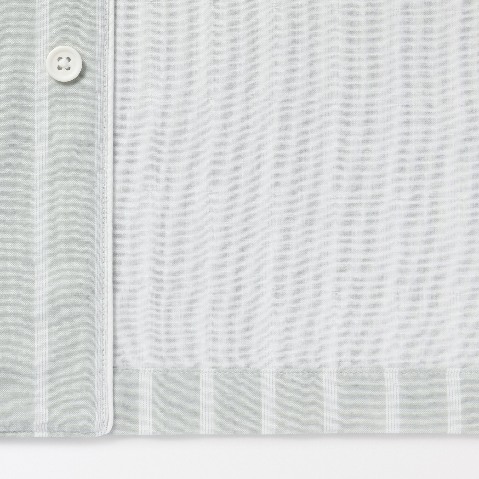 紳士　脇に縫い目のない　二重ガーゼ長袖パジャマ