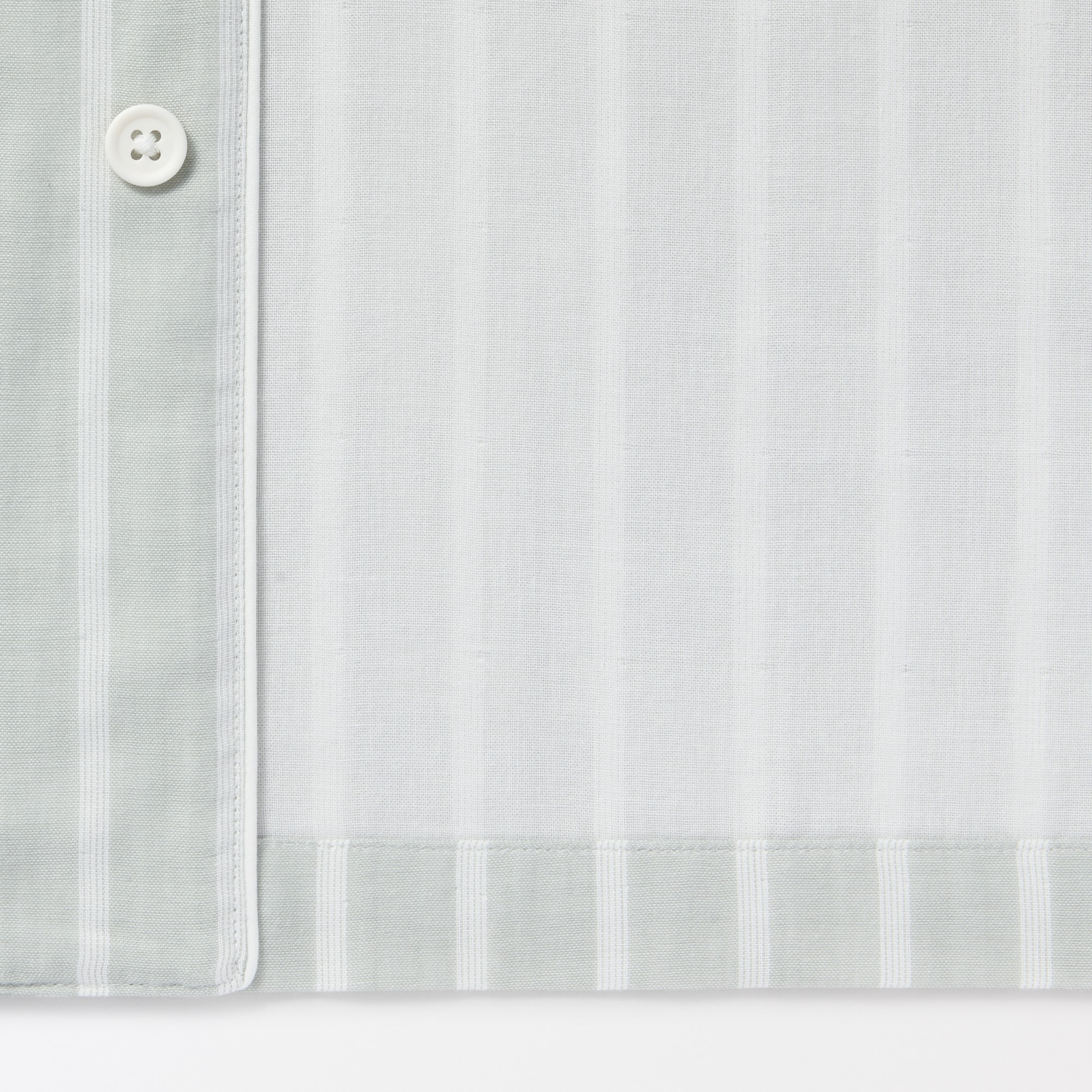 紳士　脇に縫い目のない　二重ガーゼ長袖パジャマ