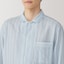 紳士　脇に縫い目のない　二重ガーゼ長袖パジャマ