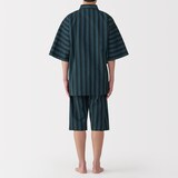 紳士　しじら織　甚平