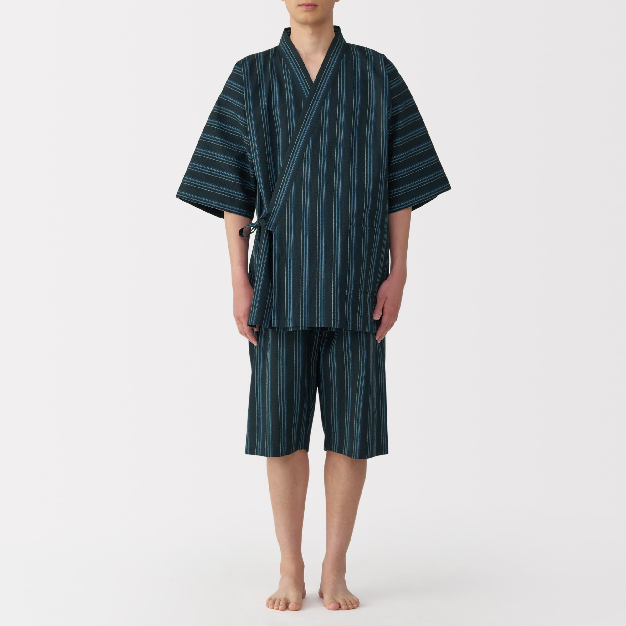 紳士 しじら織 甚平 | 無印良品