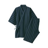 紳士　しじら織　甚平