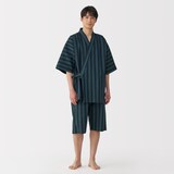 紳士　しじら織　甚平