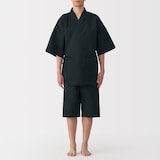 紳士　しじら織　甚平