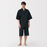 紳士　しじら織　甚平