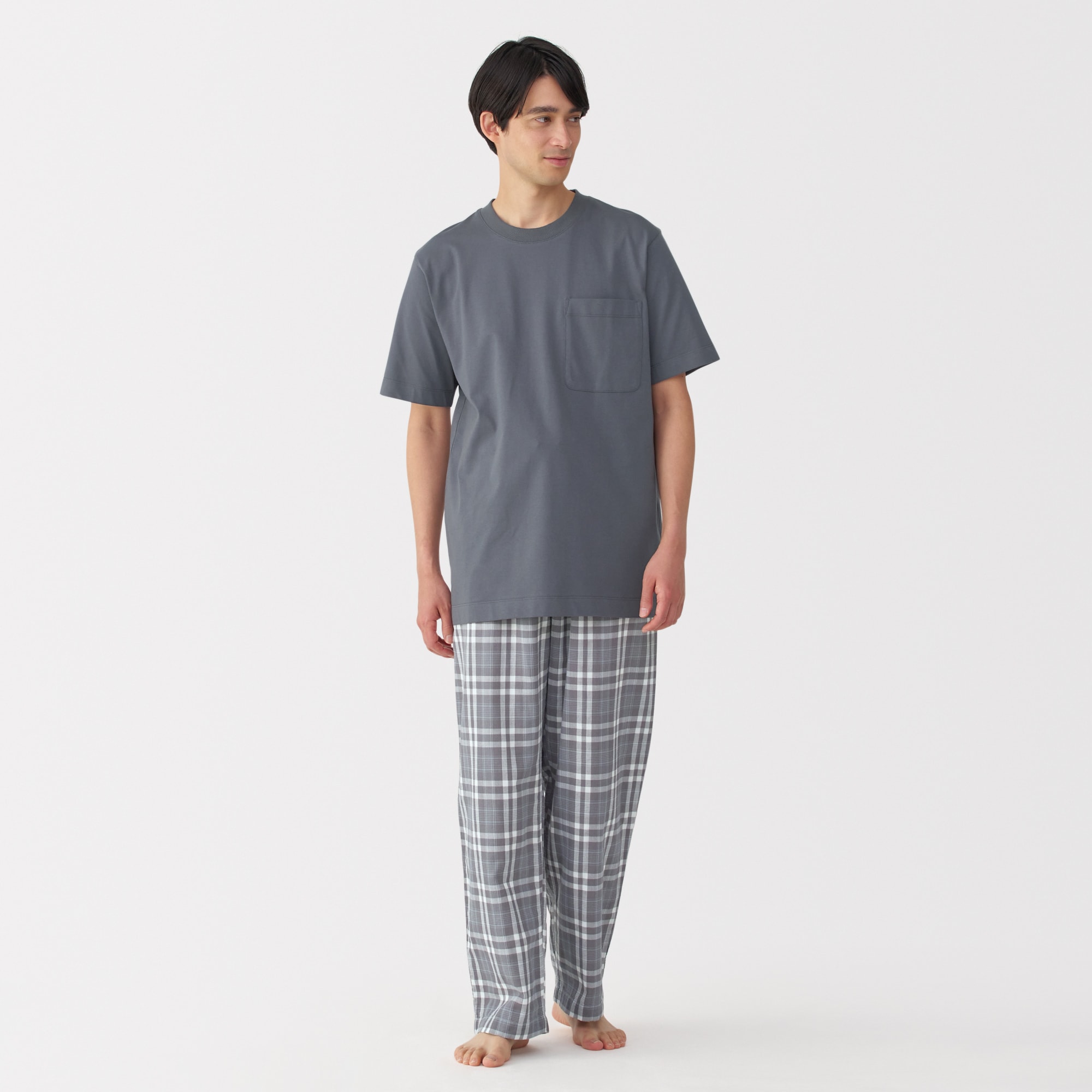 2点割引と自己紹介割引後／無印良品／大きいサイズL／二重ガーゼパジャマ2点 婦人 二重ガーゼ パジャマワンピース | 無印良品