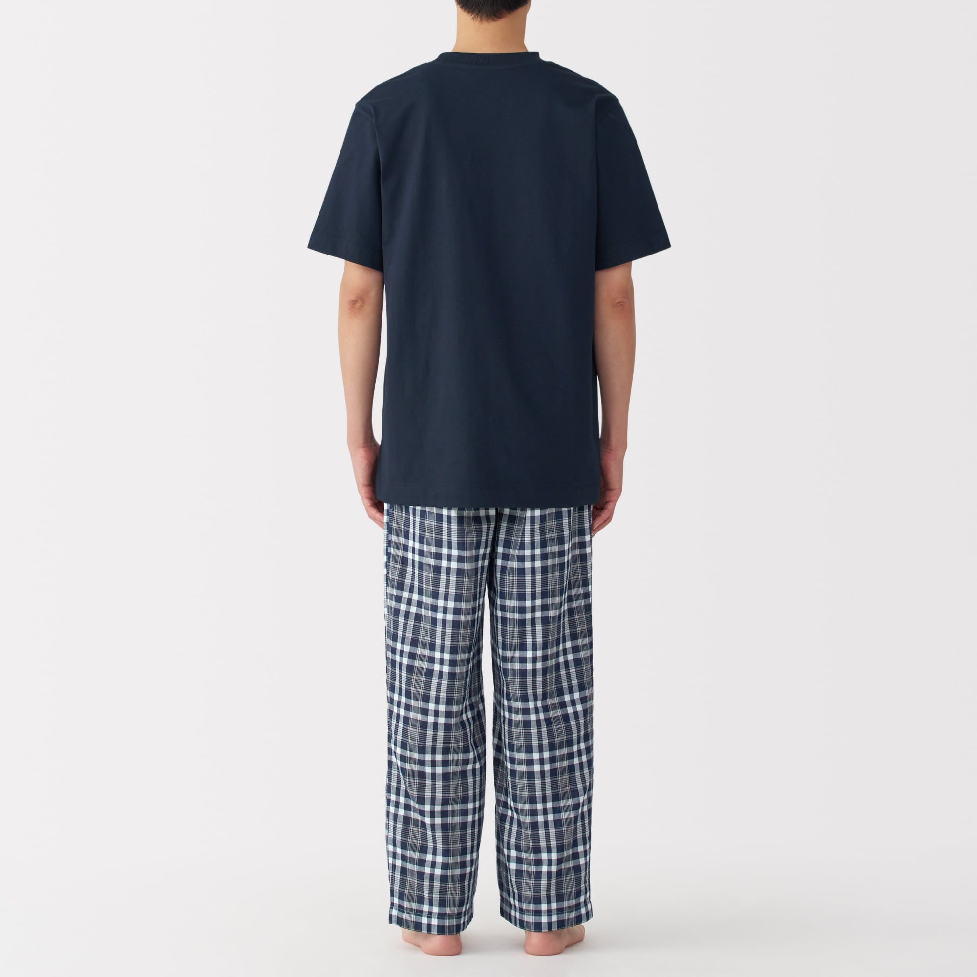 無印良品 5分袖パジャマ S セール】婦人 脇に縫い目のない 薄手ガーゼ五分袖パジャマ
