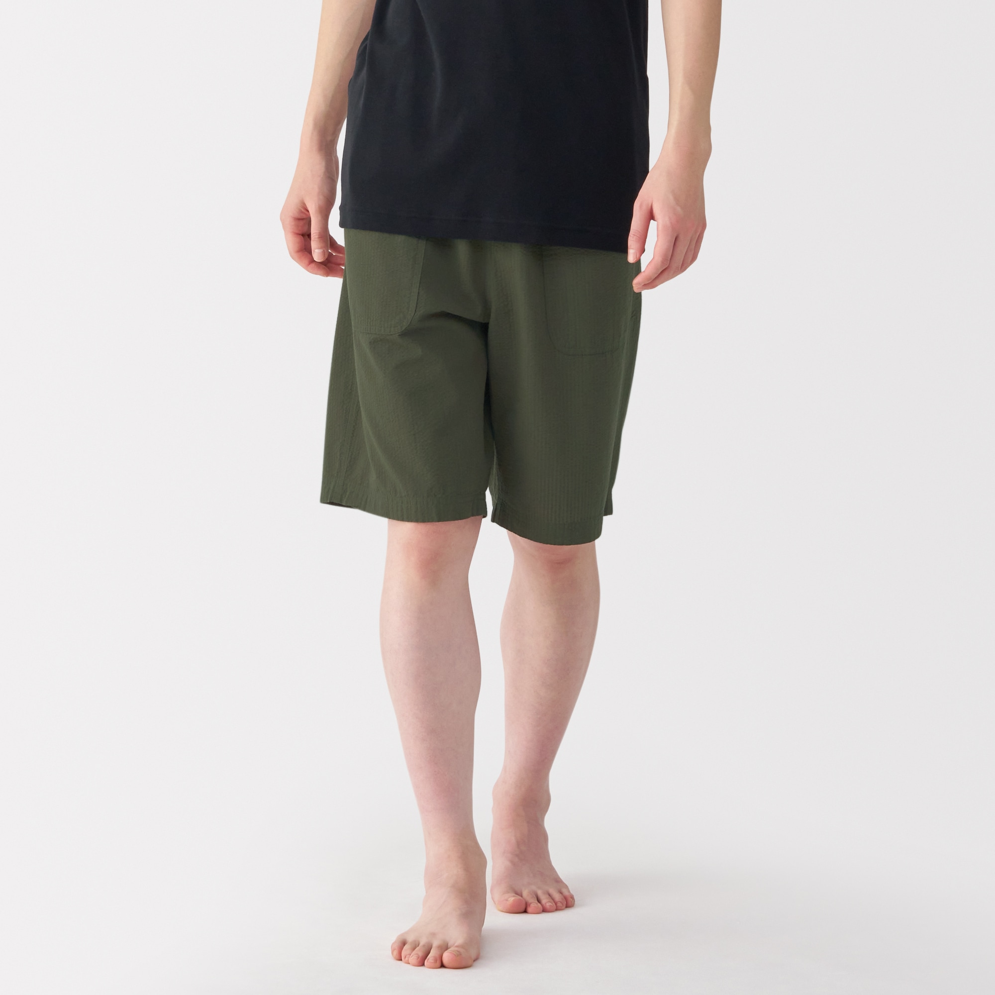 無印良品ショートパンツ 紳士 風を通すショートパンツ | 無印良品