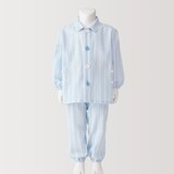 ベビー　脇に縫い目のない　二重ガーゼお着替えパジャマ