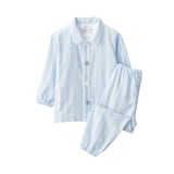 ベビー　脇に縫い目のない　二重ガーゼお着替えパジャマ