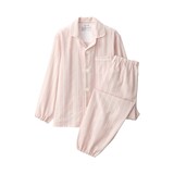 キッズ　脇に縫い目のない　二重ガーゼパジャマ