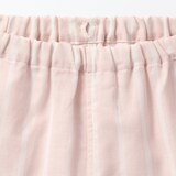 キッズ　脇に縫い目のない　二重ガーゼパジャマ
