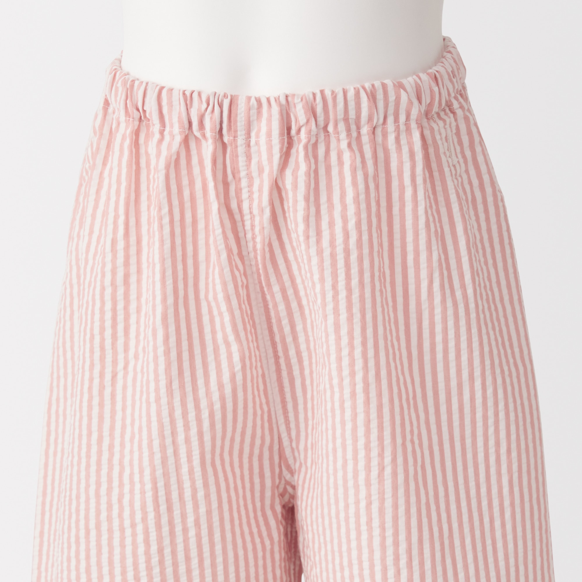 ベビー　脇に縫い目のない　サッカー織　半袖お着替えパジャマ