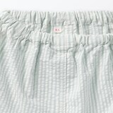 ベビー　脇に縫い目のない　サッカー織　半袖お着替えパジャマ