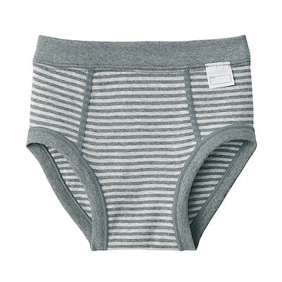 ベビー　フライス編み前閉じブリーフ