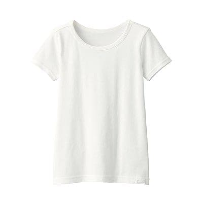 キッズ　フライス編みクルーネック半袖Ｔシャツ【インナー】