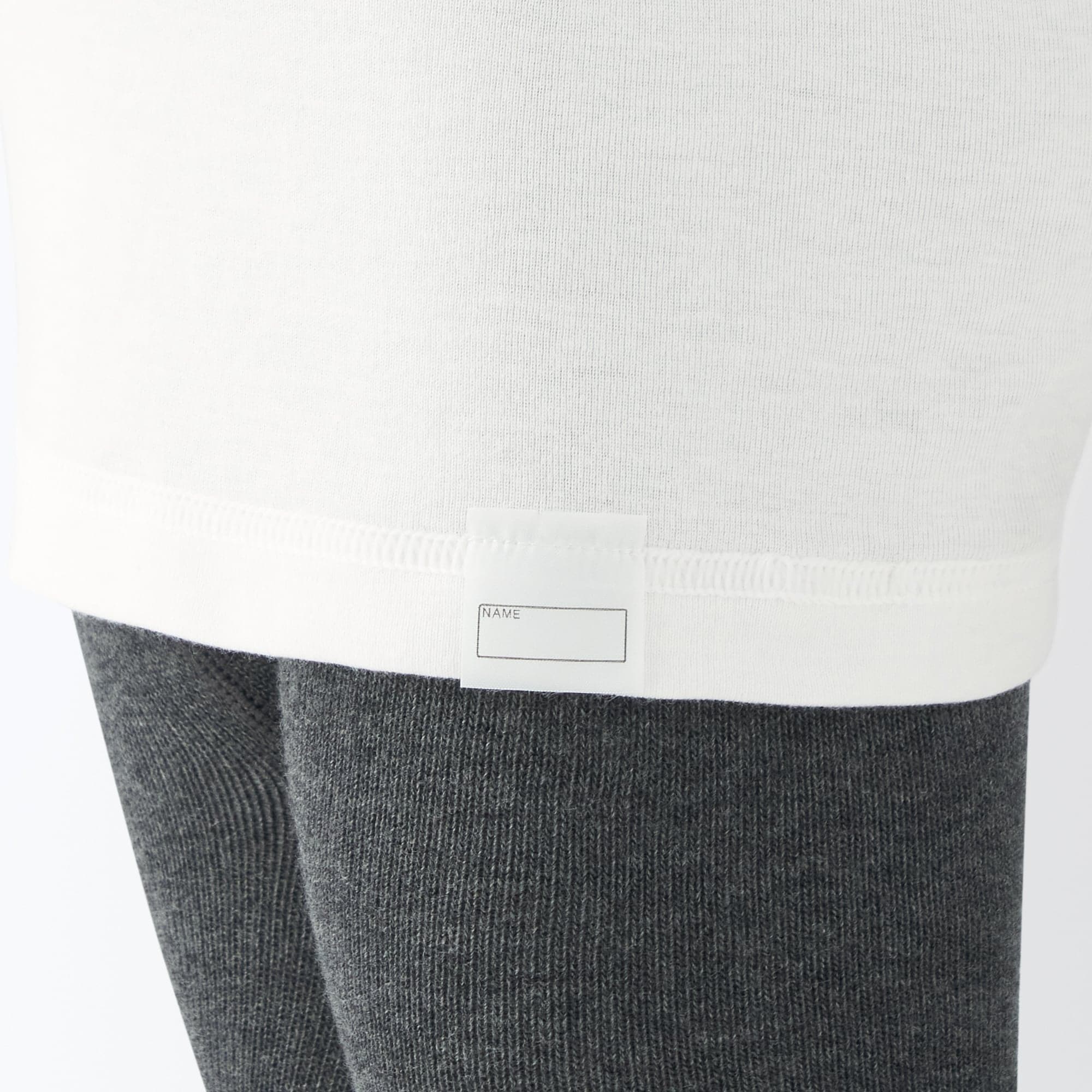 ベビー　フライス編みクルーネック半袖Ｔシャツ【インナー】