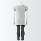 ベビー　フライス編みクルーネック半袖Ｔシャツ【インナー】