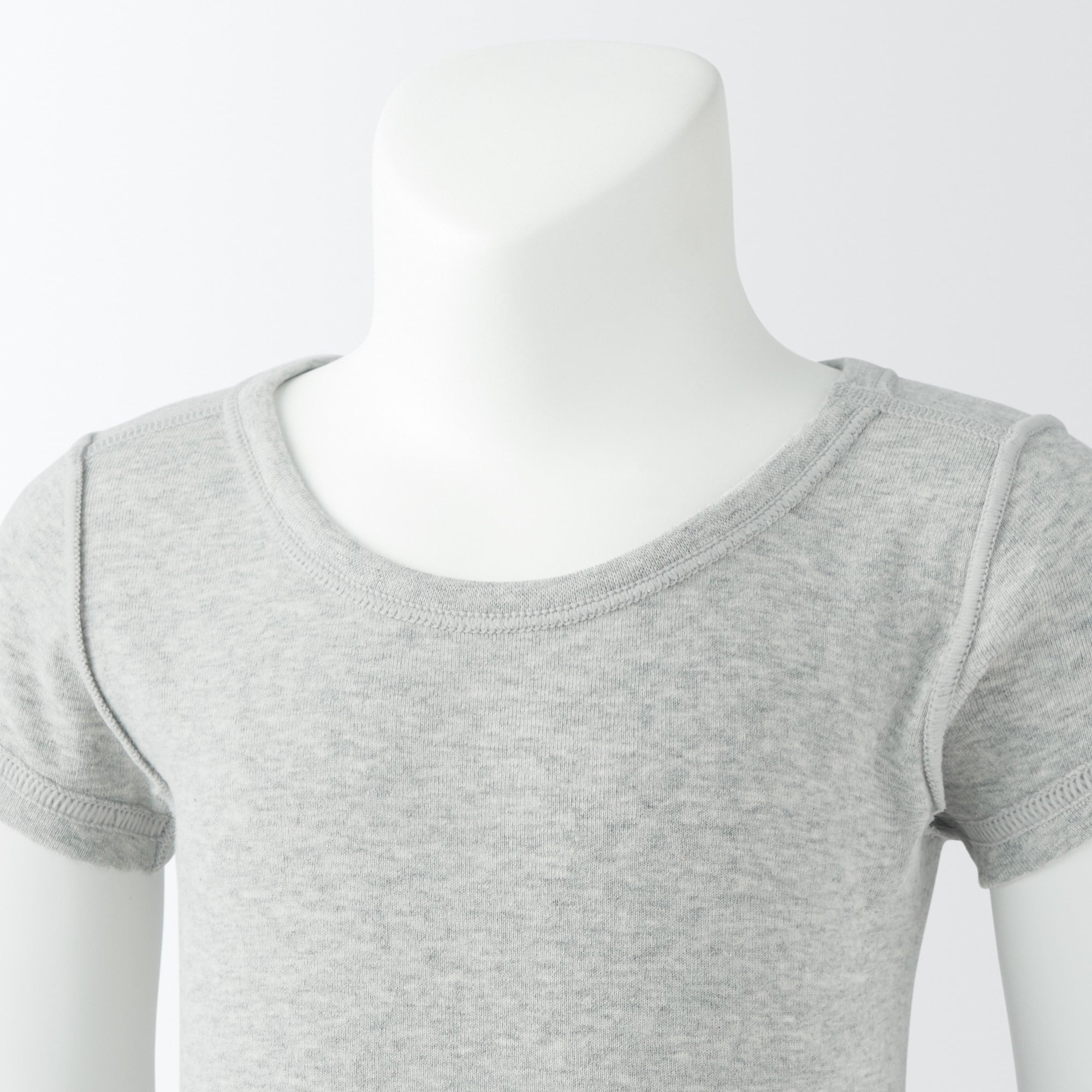 ベビー　フライス編みクルーネック半袖Ｔシャツ【インナー】