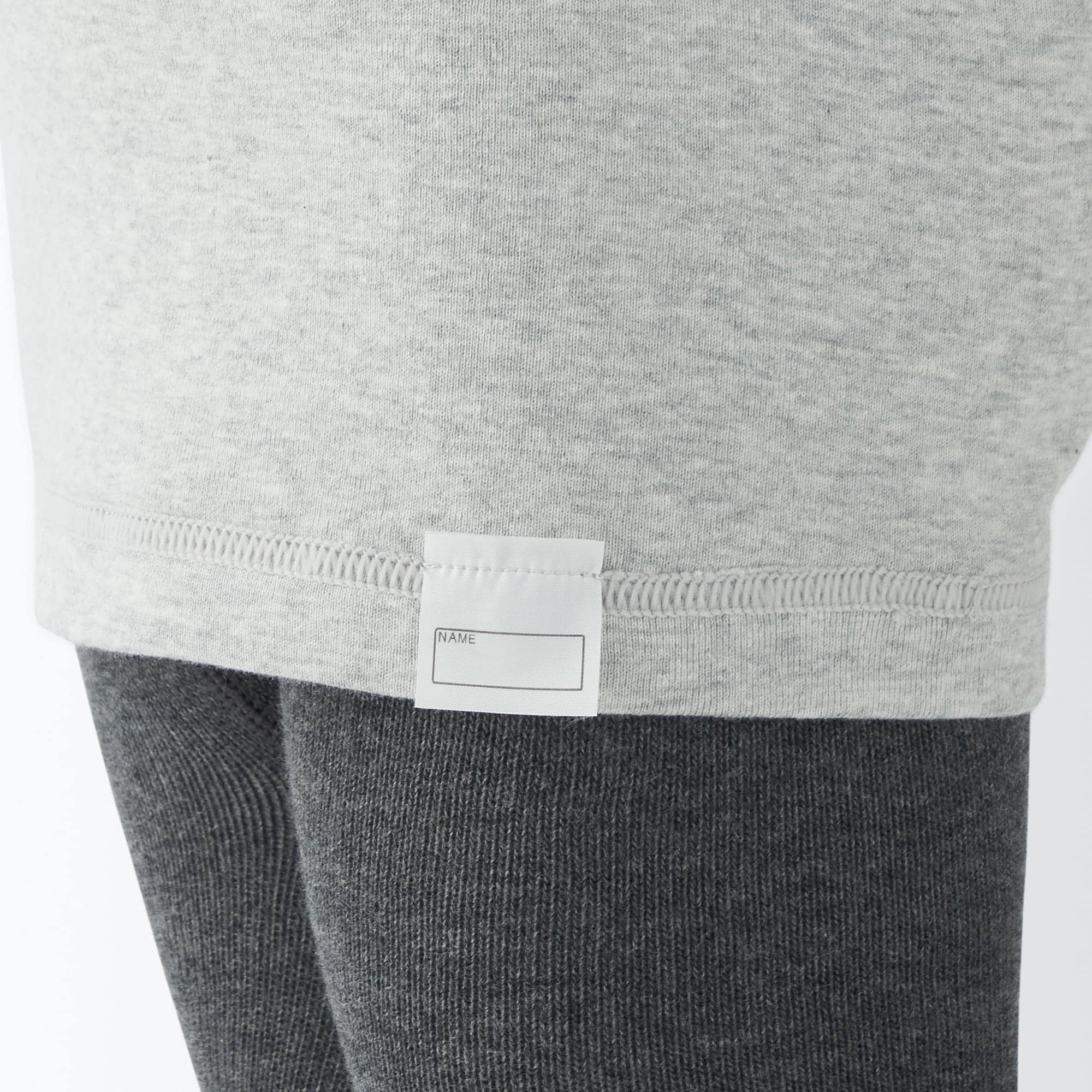 ベビー　フライス編みクルーネック半袖Ｔシャツ【インナー】