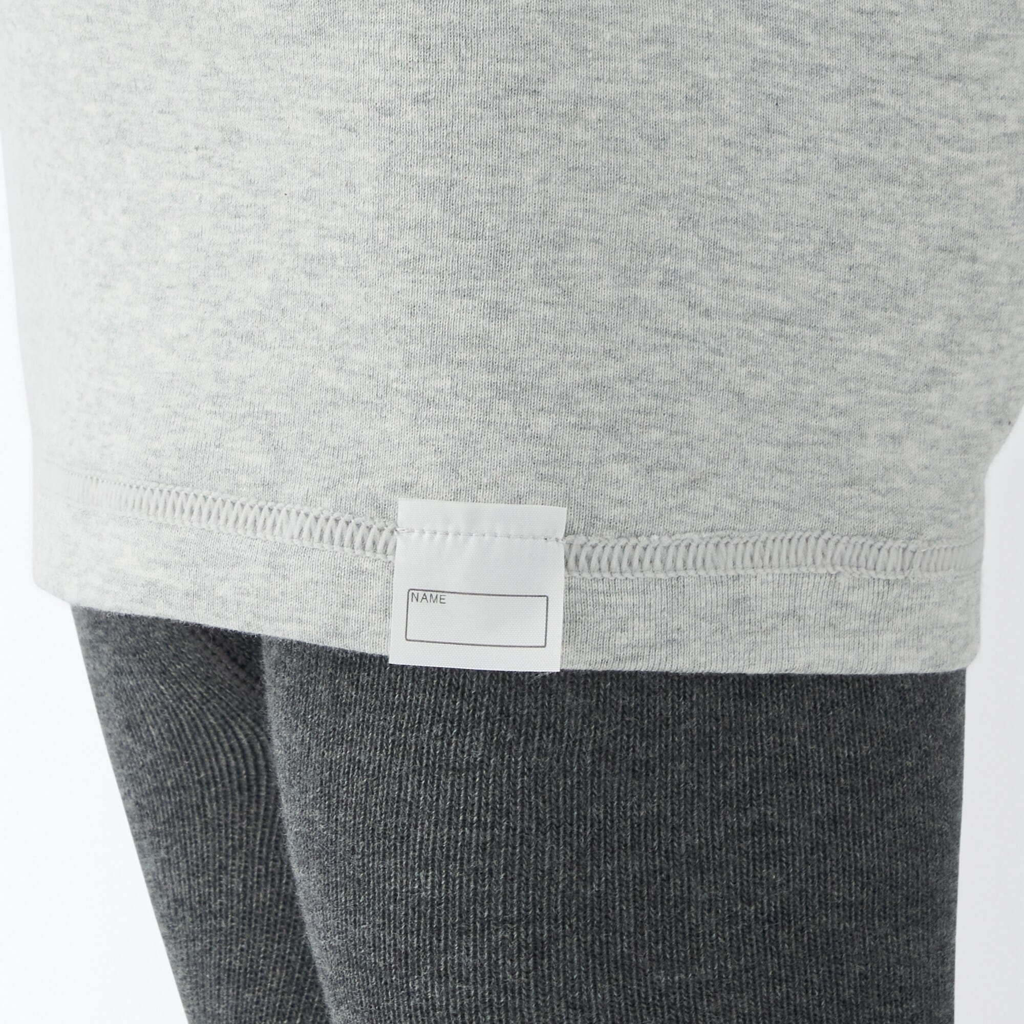 ベビー　フライス編みクルーネック半袖Ｔシャツ【インナー】