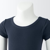 ベビー　フライス編みクルーネック半袖Ｔシャツ【インナー】