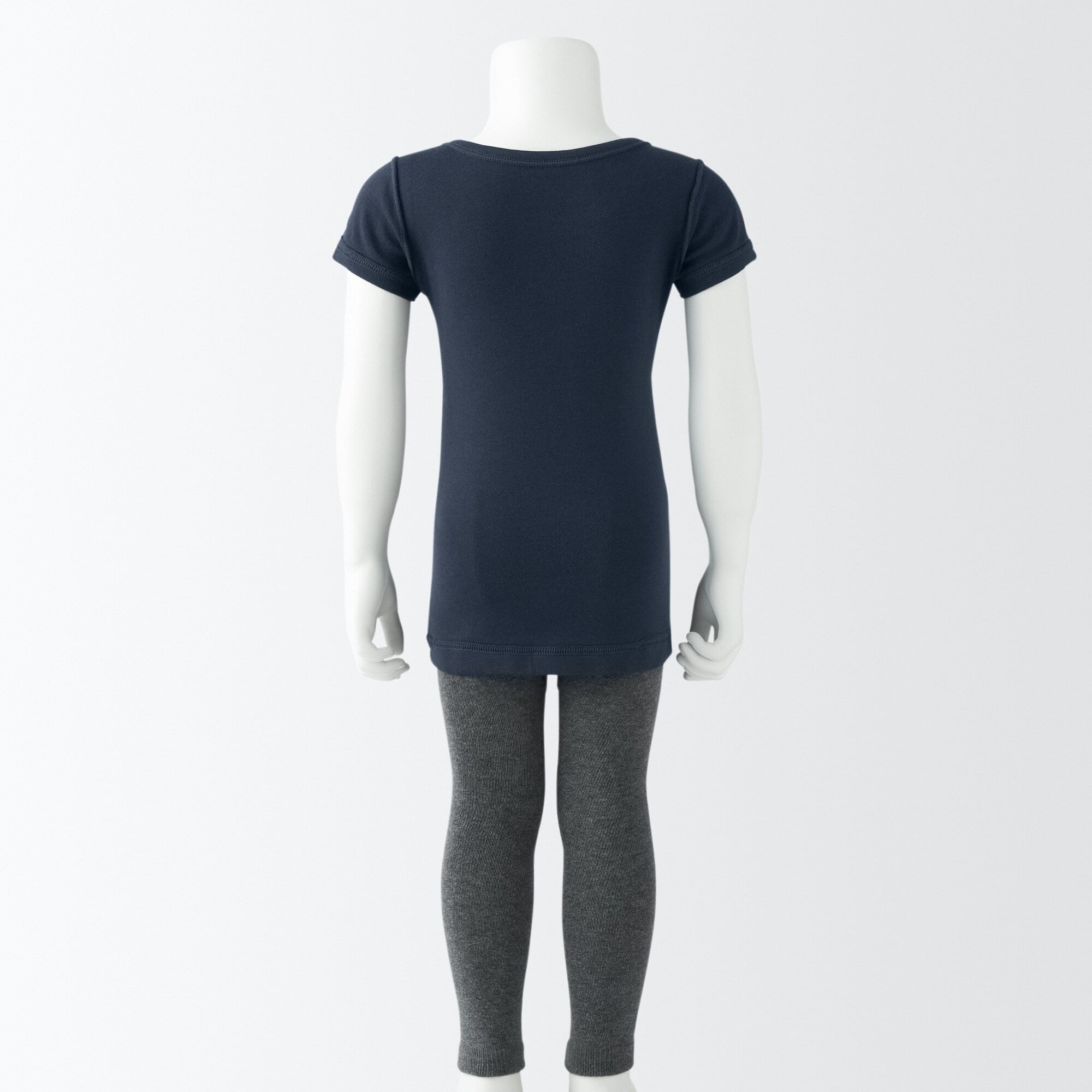 ベビー　フライス編みクルーネック半袖Ｔシャツ【インナー】