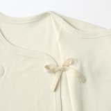 無染色フライス編み短肌着