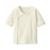 無染色フライス編み短肌着