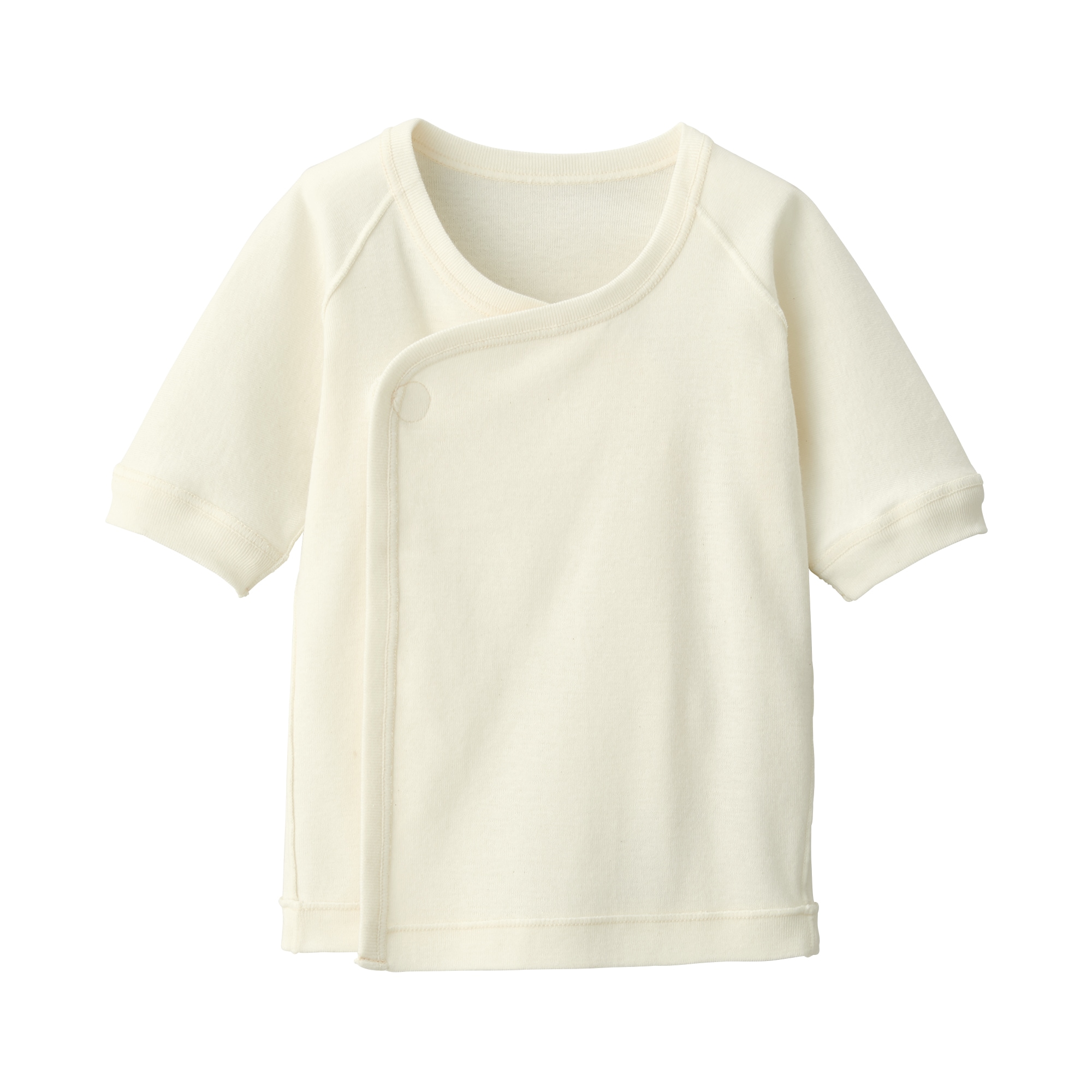 無染色フライス編み短肌着