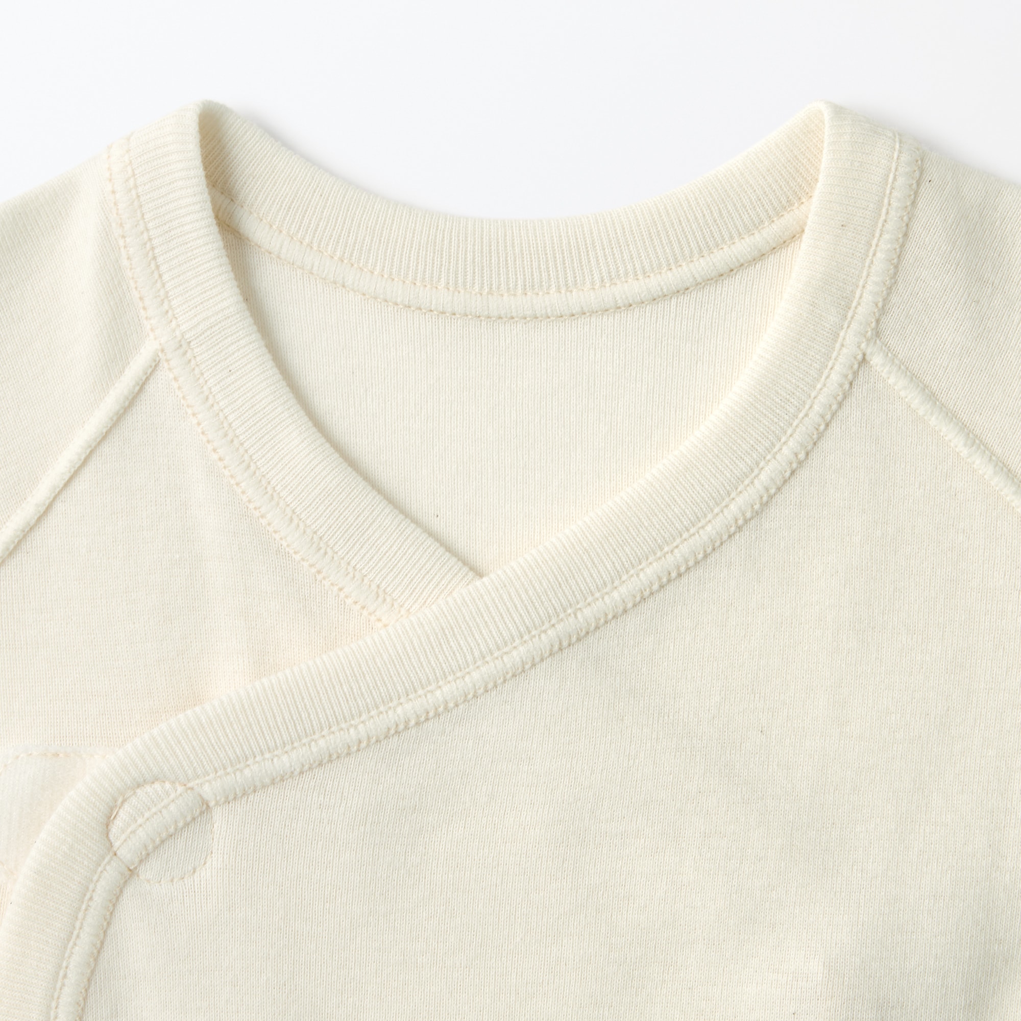 無染色フライス編みコンビ肌着