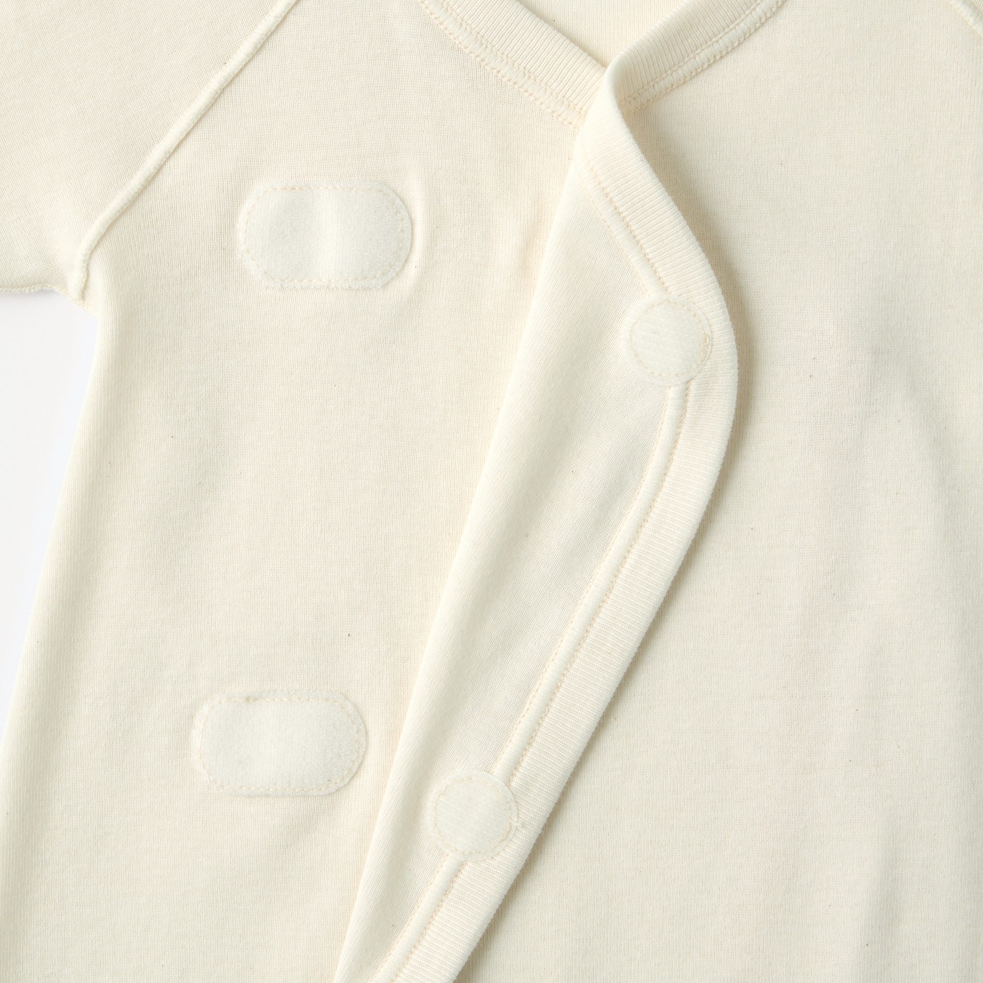 無染色フライス編みコンビ肌着