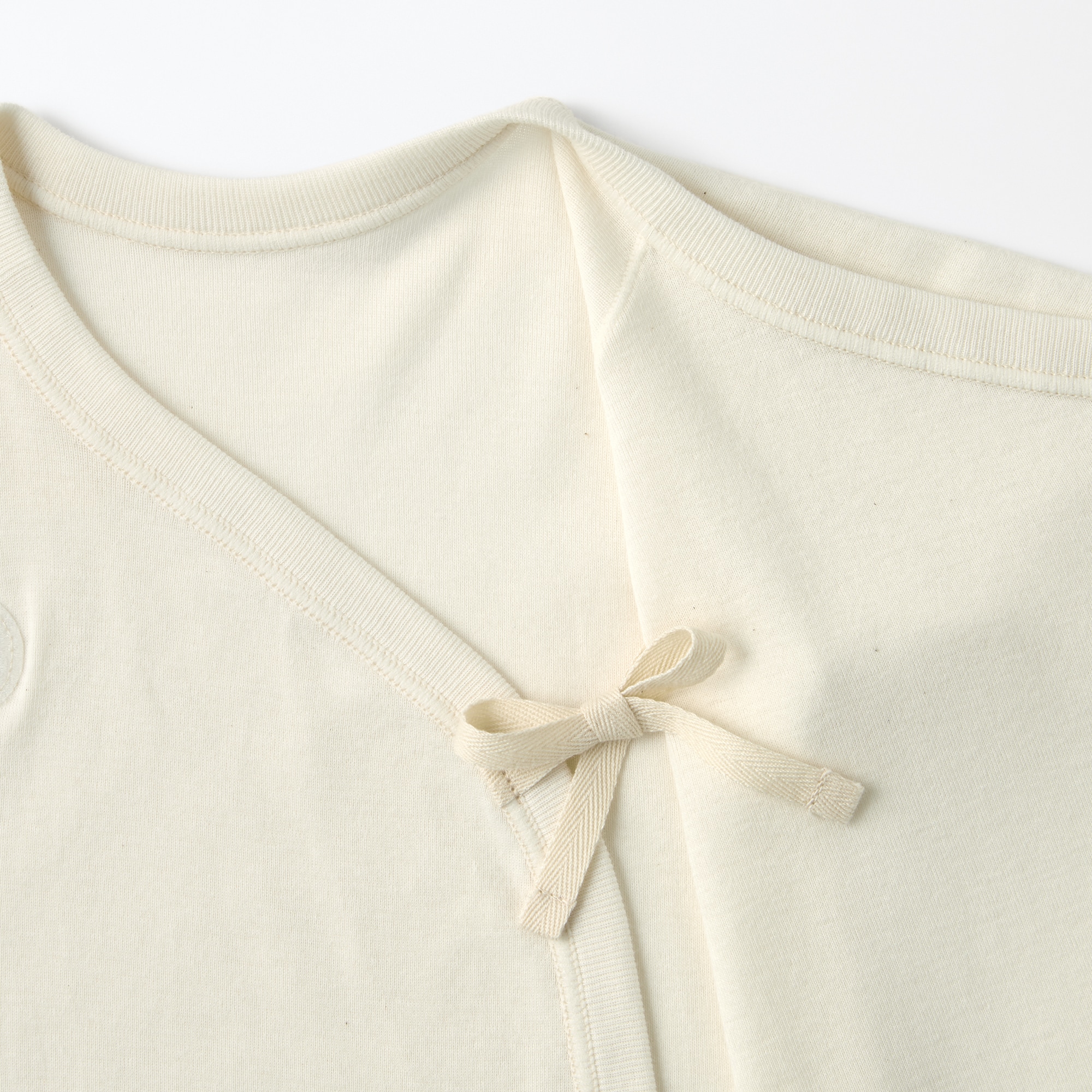 無染色フライス編みコンビ肌着