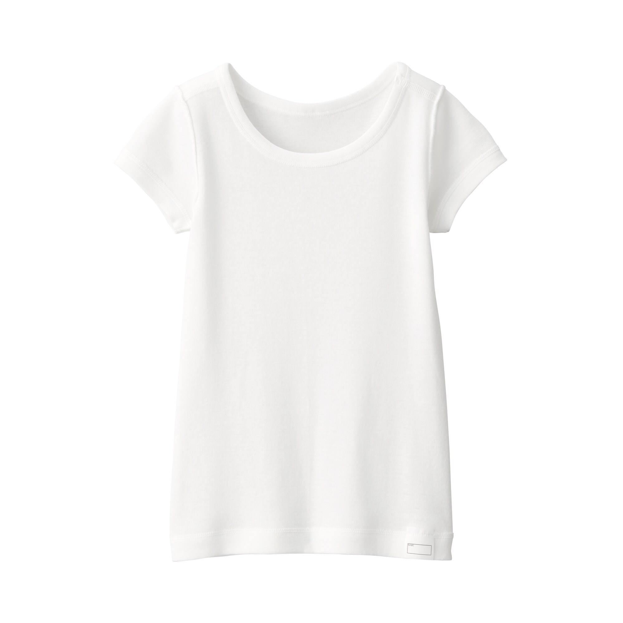 ベビー　さらっと綿クルーネックＴシャツ【インナー】