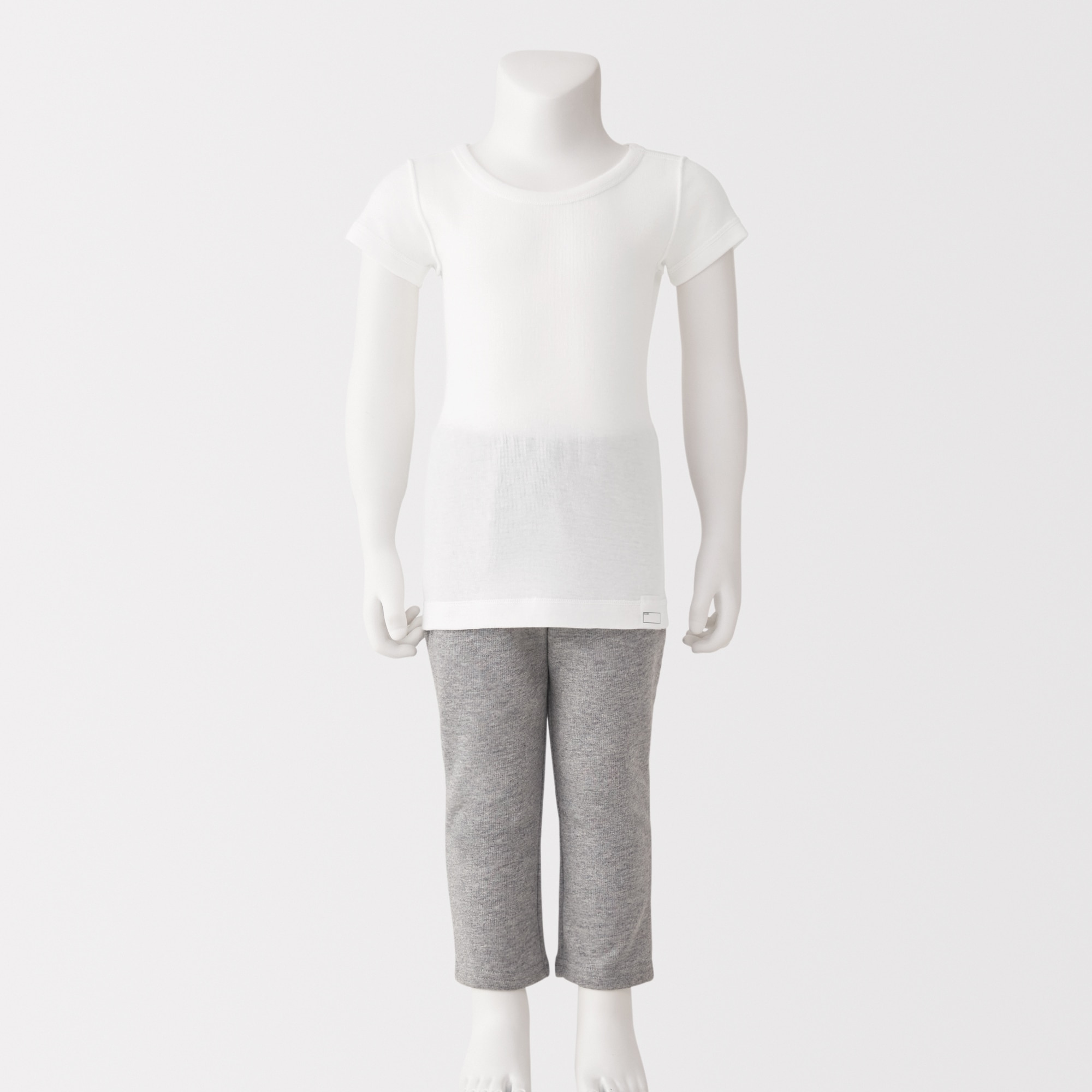 ベビー　さらっと綿クルーネックＴシャツ【インナー】