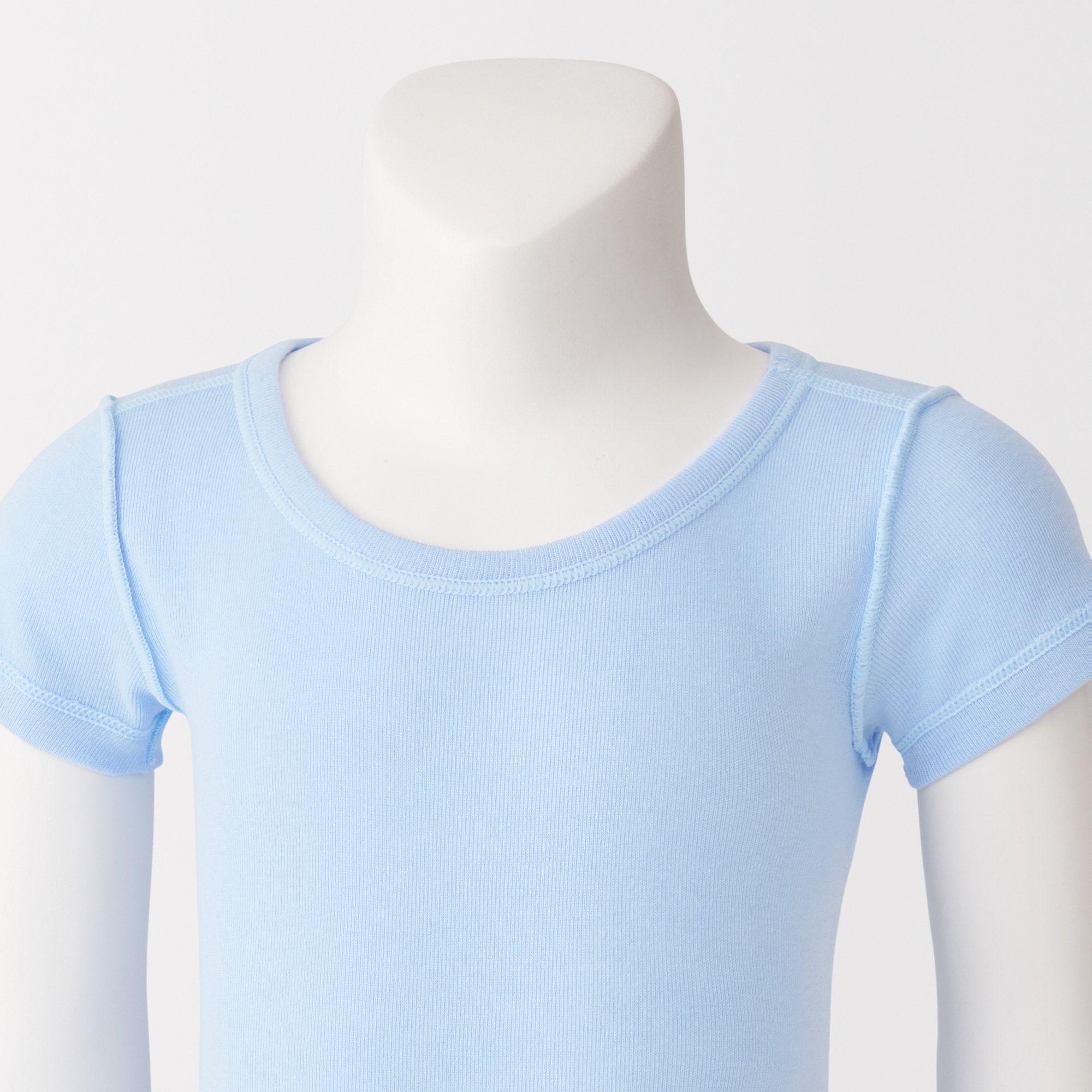 ベビー　さらっと綿クルーネックＴシャツ【インナー】