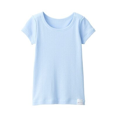 ベビー　さらっと綿クルーネックＴシャツ【インナー】
