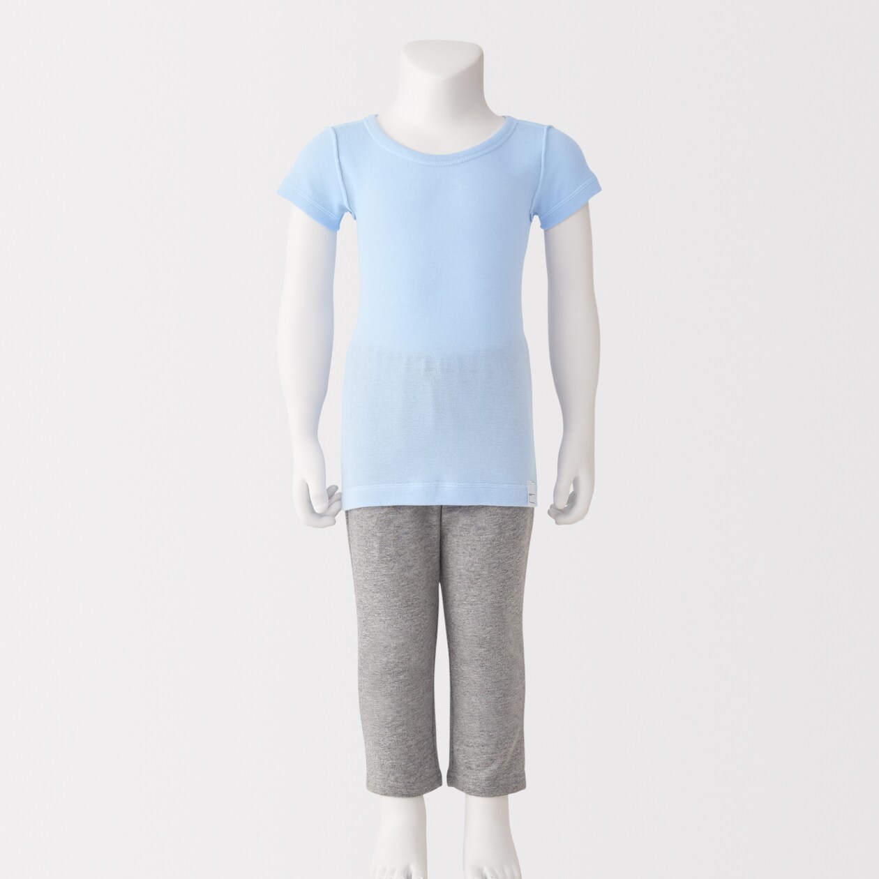 ベビー　さらっと綿クルーネックＴシャツ【インナー】