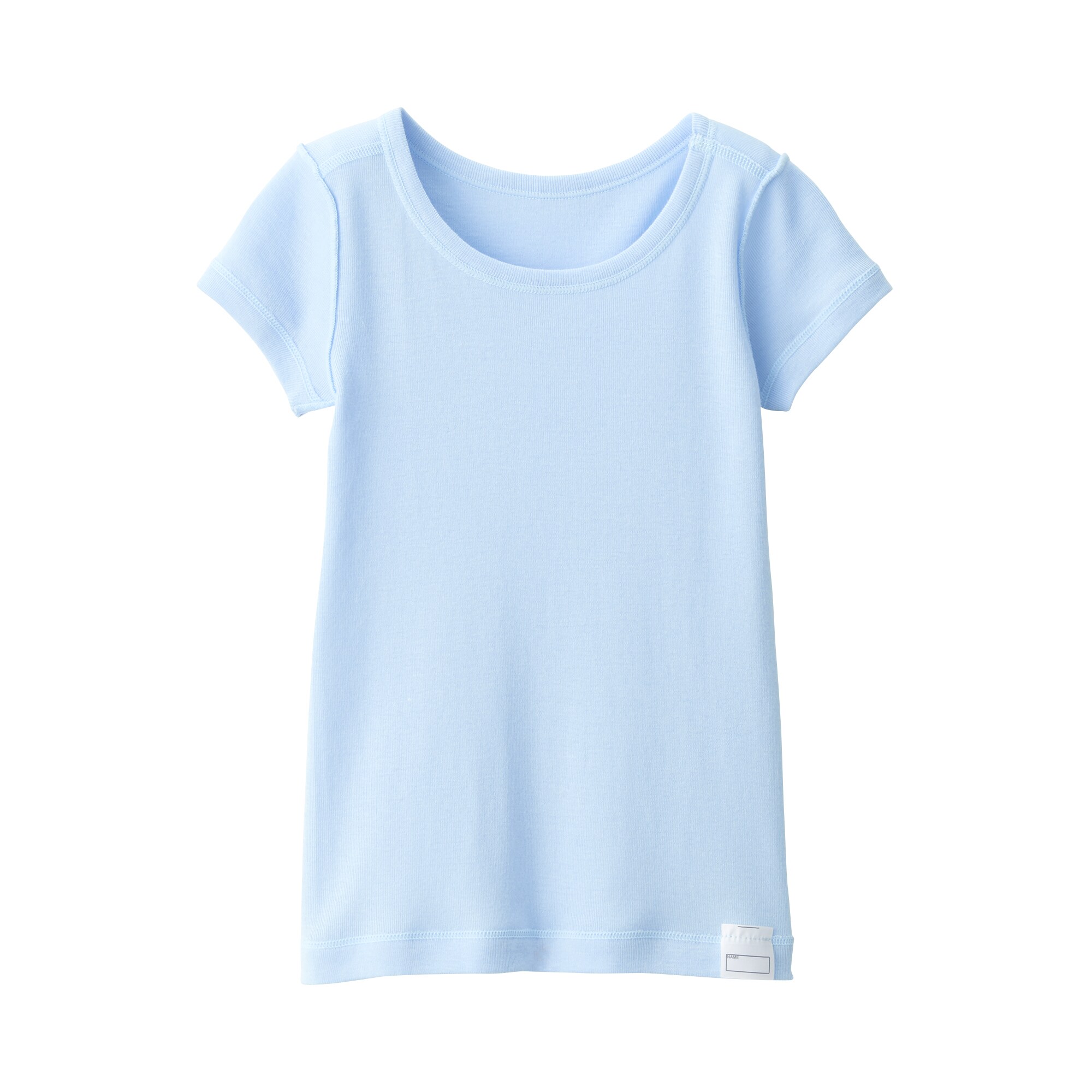 ベビー　さらっと綿クルーネックＴシャツ【インナー】