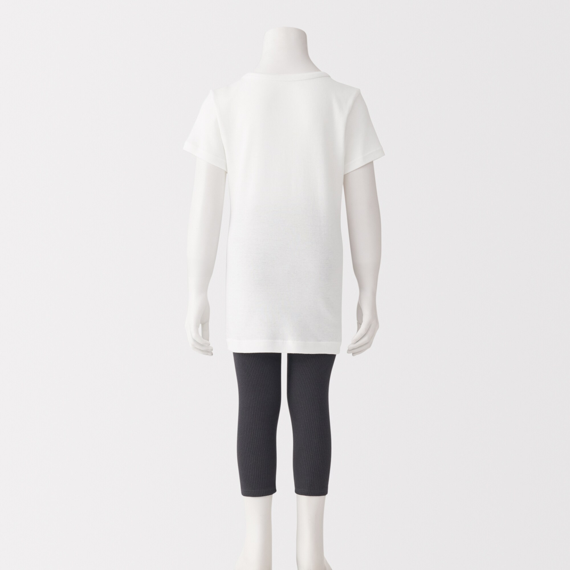 キッズ　さらっと綿クルーネックＴシャツ【インナー】