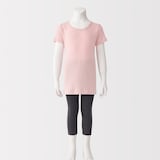 キッズ　さらっと綿クルーネックＴシャツ【インナー】