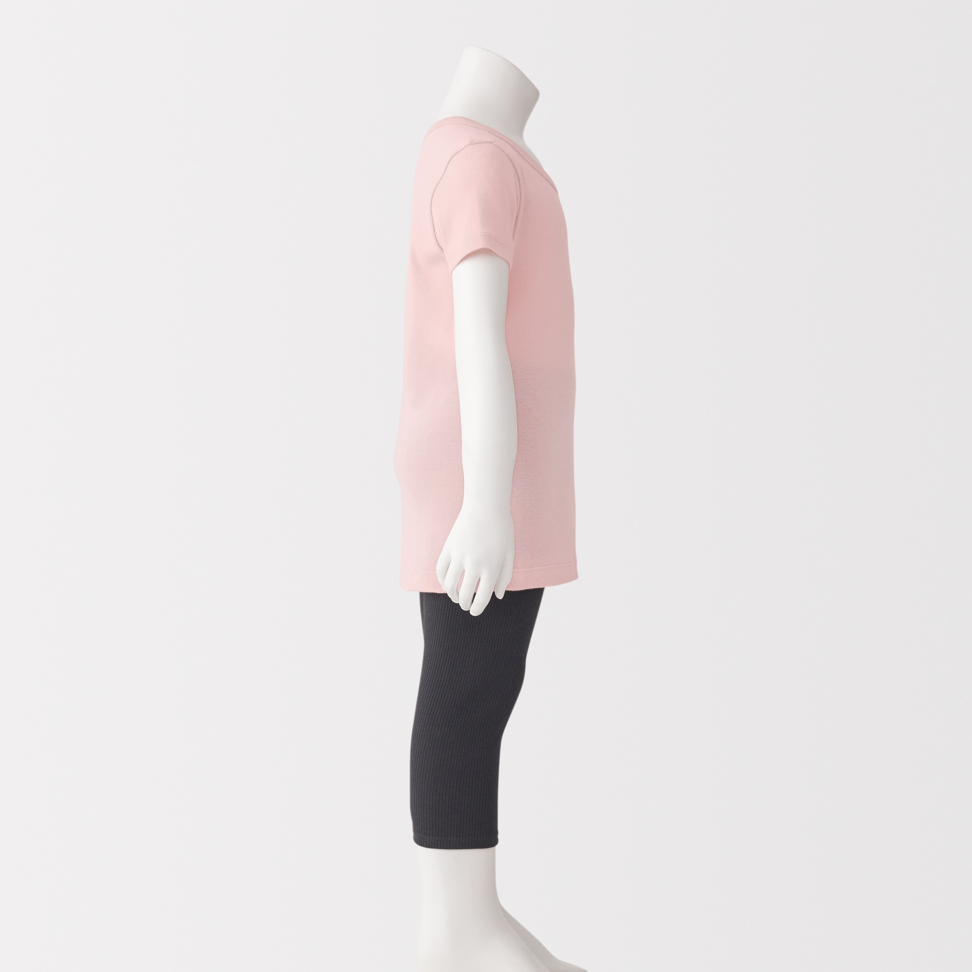 キッズ　さらっと綿クルーネックＴシャツ【インナー】