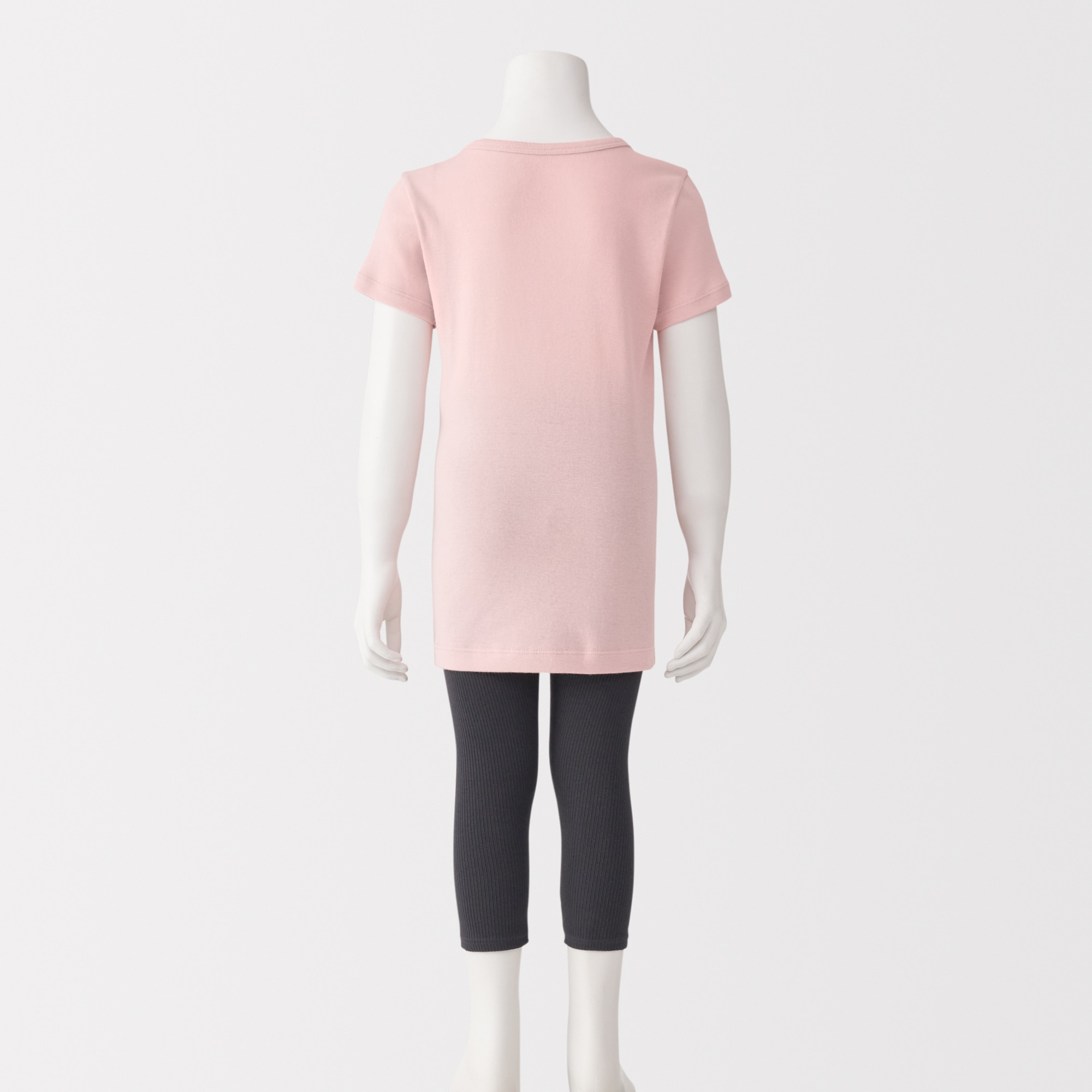 キッズ　さらっと綿クルーネックＴシャツ【インナー】