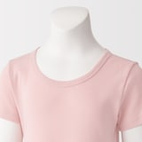 キッズ　さらっと綿クルーネックＴシャツ【インナー】