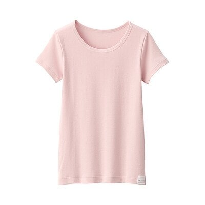 キッズ　さらっと綿　クルーネックＴシャツ【インナー】