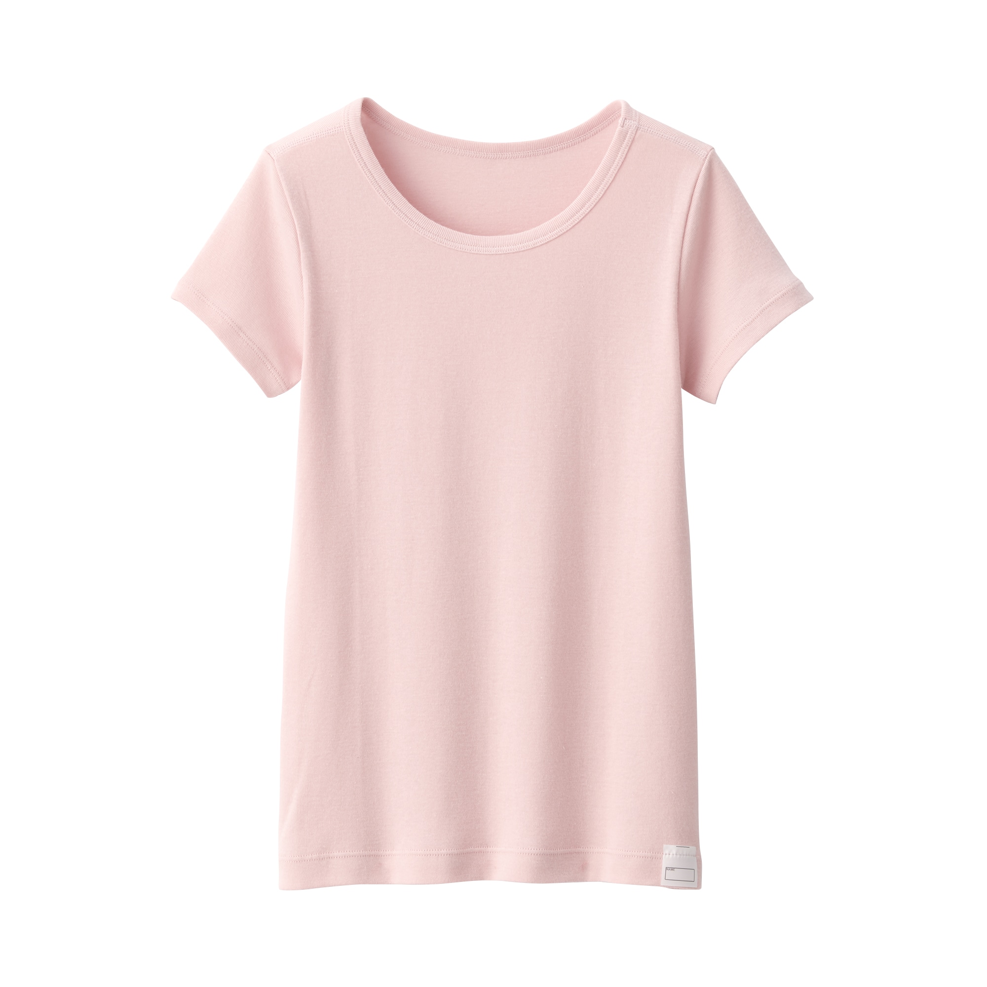 キッズ　さらっと綿クルーネックＴシャツ【インナー】