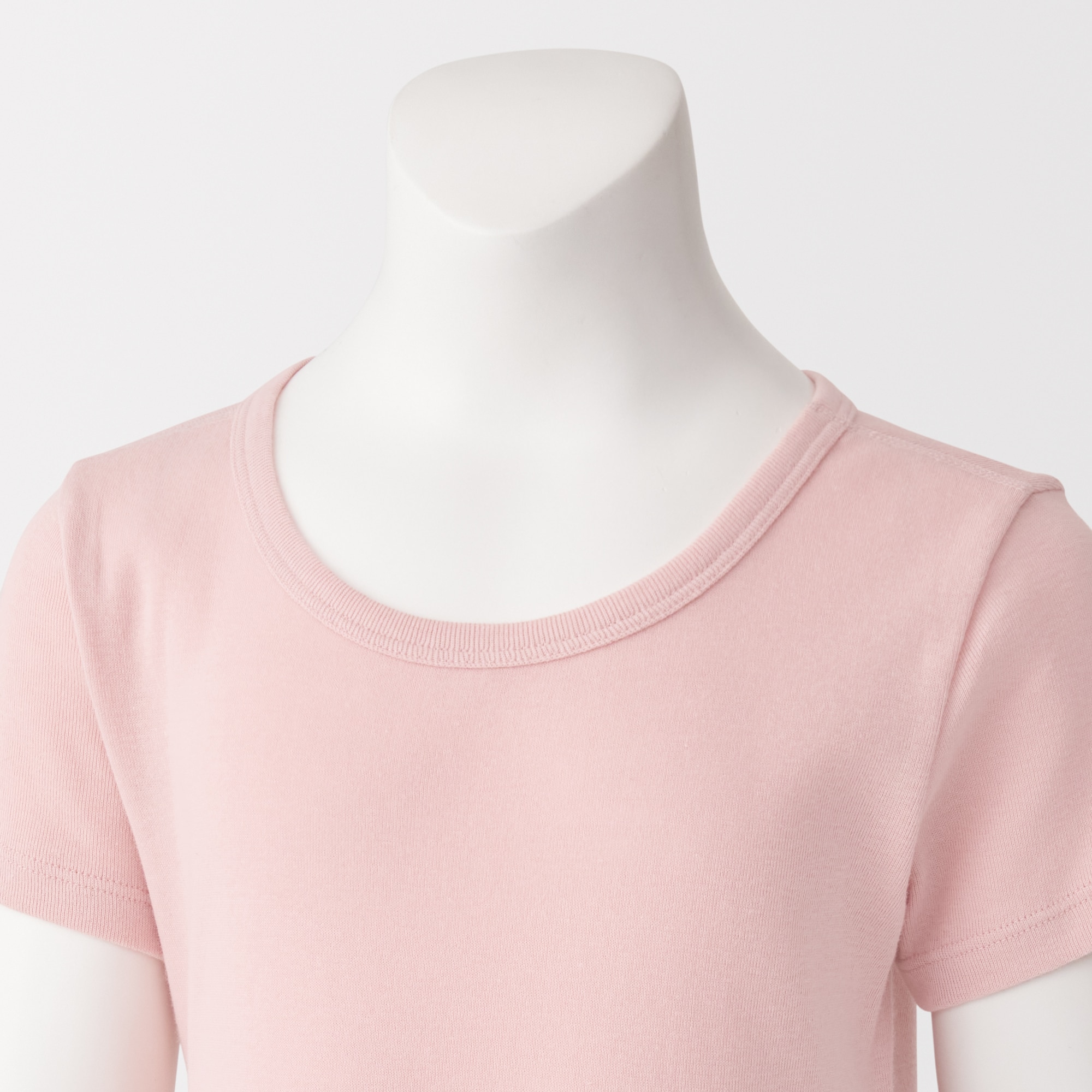 キッズ　さらっと綿クルーネックＴシャツ【インナー】